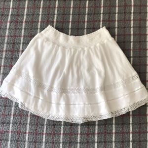 Flowy White Skirt